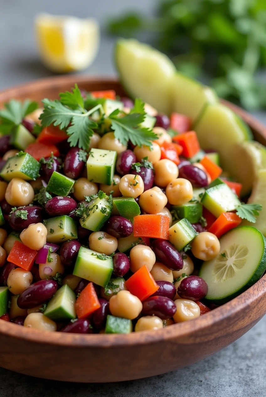 Dense Bean Salad Recipe